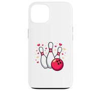 for The Love of Bowling Ball, épingles et cœurs Coque pour iPhone 13