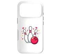 for The Love of Bowling Ball, épingles et cœurs Coque pour iPhone 17 Pro