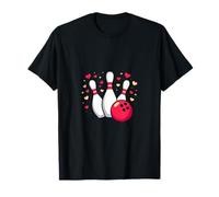 for The Love of Bowling Ball, épingles et cœurs T-Shirt