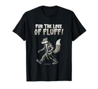 for The Love of Fluff I Anthro Fox Character Artwork T-Shirt