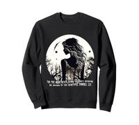 for The Moon Never Beams Annabel Lee de Poe Sweatshirt