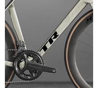 for Trek Madone GEN8 SL7/SLR7 Autocollant avec logo de cadre à changement de couleur, résistant aux UV, coupe précise, plusieurs couleurs pour style personnalisé (noir vif)