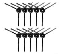 For Ultenic For T10 For Elite Robot Aspirateur Lot de 10 brosses latérales de rechange en nylon et plastique pour une forte performance de nettoyage sur les coins et les bords