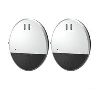 For Ultra For Slim Vibration Alarm Sensor for Window and Door with 130dB Siren, Wireless Home Security System for Office and Travel (2pcs)