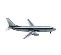 for Un Cadeau d'avion de Collection JC Wings Avion d'aviation Poli B737-300 Modèle d'avion à réaction en métal moulé sous Pression avec Support Avion moulé sous Pression