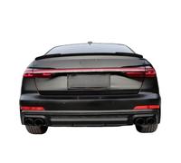 For un nouveau compatible for Audi A6 C8 2019 2020 2021 SPOILER ABS ABS TRUNK LIP AILES DE TAILLE SPOILER A6 ACCESSOIRES DÉCORÉE DE COMMENT(Glossy black)