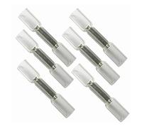 For un sertissage et une isolation sécurisés, 10 connecteurs thermorétractables bout à bout - AWG 26-10(White)
