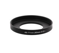 for Une boîte Mate 80 mm ou Un Filtre d'objectif 77 mm, etc., Anneau de Pas de Pas de Surface d'adaptateur Mat 48/49/52/55/58/62/67/72/77/82mm-77 mm avec 80 mm O.D(82mm)