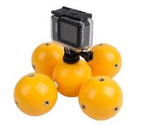 For Universal Camera for All Sports Set with Five Buoyancy Balls Diving Photography Anti-Submersion Accessory Camera Accessories Protective Frame Anti-fall Bezel Protective Cases (5 Set, Yellow) GP453