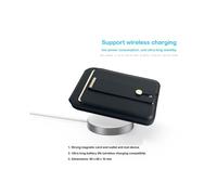 For Wallet with Find My Functionality, 3000g Magnetic Strength, Adjustable Stand for Brown