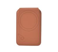 For Wallet with Find My Functionality, 3000g Magnetic Strength, Adjustable Stand for Brown