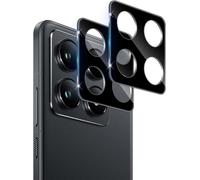 For Xiaomi 14T Pro Camera Protection, 2 Pieces 9H Hardness Ultra Hd Tempered Glass Film, Bubble Free Anti-Scratch Ultra Resistant Film Camera Screen Protector - Black