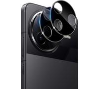 For Xiaomi Poco F7 Pro Camera Protection, 2 Pieces 9H Hardness Ultra Hd Tempered Glass Film, Bubble Free Anti-Scratch Resistant Film Camera Screen Protection - Black