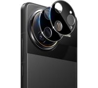 For Xiaomi Poco F7 Ultra Protection Camera, 2 Pieces 9H Hardness Ultra Hd Tempered Glass Film, Bubble Free Anti-Scratch Ultra Resistant Film Camera Screen Protector - Black