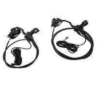 For XOD E-Bike Hydraulic Disc Brake Set: Front Rear Brake System with Electric Power Control, Compatible with 140mm 160mm 180mm Mountain Bicycle Parts(Front+rear)