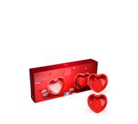 For You 2 Plats four céramique coeur rouge 13,5 cm Peugeot