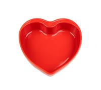 For you plat four céramique coeur rouge