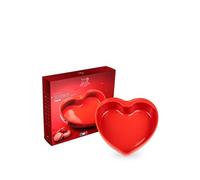 For You Plat four céramique coeur rouge 26 cm