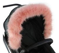 For-Your-Little-One aFHACWB-P56 Pram Fur Hood Trim Compatible On BabyDan Rose