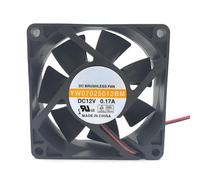 For YW07025012BM 12V 0.17A 70x70x25mm 2-Wire Fan for Electronics and Appliances