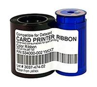 For Zebra 534000-002 Ruban Couleur pour imprimantes à Cartes Datacard SD260 SD360 SP25 SP35 SP55 SP75 Plus 534000-002 Ruban YMCKT 250 Images compatibles