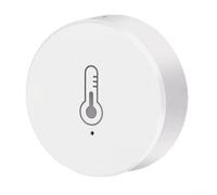 for zigbee Capteur de température et d'humidité pour écosystème Tuya Climat sans fil pour notifications instantanées Matériau ABS Blanc 5 x 5 x 5 cm