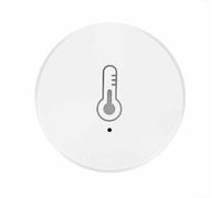 for zigbee Capteur de température et d'humidité pour Tuya for Smart Life App Surveillance en temps réel Faible consommation d'énergie Support mural Blanc