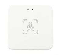 for zigbee mmWave Capteur de présence 10 m Portée 10 m Détecteur de mouvement intelligent pour HomeKit pour Alexa Google Home Détection statique humaine Positionnement de zone Blanc 6,7 cm (version