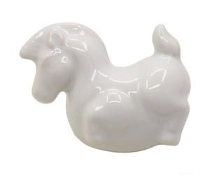 FOR ZODIAC Bouton de placard en céramique - 31 mm de diamètre × 57 mm de hauteur - Vert clair/bleu/rose/jaune/blanc/beige, poterie et poignée en laiton pour armoires, meubles TV et armoires à