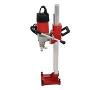 Forage BéTon Carotteuse Humide Sec Perceuse, 740 tr/min Machine de carottage 2,3KW, BéTon Armé Portative 0-165mm Appareil de Forage Diamant Perçage Humide pour Percer Trous Béton Armé Construction