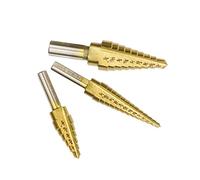 Forage Étape Bits 1/8 « -3/4 » pouces Step Mèche en titane enduit HSS cône Mèche bois/métal trou de forage Étape Drill (Color : No.2 Hex 1I8 1I2)
