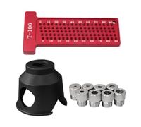 Forage métallique multi-usage pour un excellent alésage d'angle droit dans la menuiserie et les entreprises de menuiserie Kit d'alignement des trous