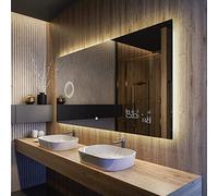 FORAM Miroir Éclairage Salle de Bain Miroir Lumineux | 80x60cm | Miroir Mural LED Illumination | Choisir la Taille