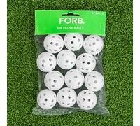FORB Balles de Golf d'Entraînement | Balles Perforées | Boule avec Trous | Pack de 12 | Golf Sport Practice | Idéales pour Les golfeurs de Tous âges et de Toutes capacités