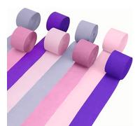 Forbabe 8 rouleaux de papier crépon (violet)