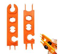 Forbabe Lot de 2 clés solaires MC4 - Pour panneau solaire - Clé de connecteur pour câble de panneau solaire - Connecteur rapide mâle et outil de coupe de prise