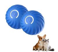 forbany Coonidball Chien - Balle Interactive Anti-Stress pour Chiens et Chats, Jouet Intelligent Stimulant l'esprit et Canalisant l'Énergie, Idéal pour Animaux Anxieux ou Énergiques (2, Bleu)