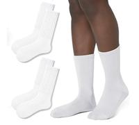 ForBaysy Lot de 5 paires de chaussettes rétro souples pour femme, Blanc - Lot de 2, taille unique