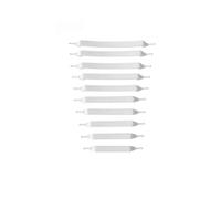 Forbestest 16 Pcs / Paire Adulte Paresseux Élastique Sans Lacet de Lien Libre Attachant de Silicone Facile