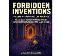 Forbidden Inventions: Volume 3 - The Cosmic Lab Archives: A Dark Sci-Fi Horror Coloring Book of Interdimensional Devices and Alien Relics