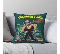 Forbidden Planet Movie Sci Fi Taie d'oreiller carrée Polyester Lin Velours Creative Zip Decor Throw Pillow Case Car Cushion Cover