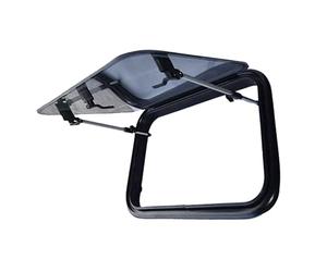 FORÇA Vanlife E.R. Fenêtre basculante en verre véritable pour camping-car 700 x 400 cm - Profil en aluminium occultant et moustiquaire - Ajustement universel