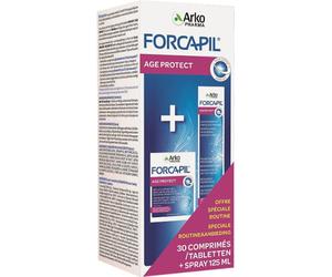 Forcapil Age Protect Boîte Découverte 30 Comprimés + Spray 125ml