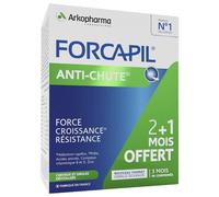 Arkopharma Forcapil Complément anti-chute cheveux Zinc Vitamine B 90 comprimés