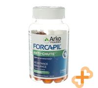 FORCAPIL Anti-chute pour Cheveux Perte 60 Gummies Peau Ongles Food Supplément