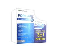FORCAPIL Formule Fortifiante Boite de 180 gélules + 60 offertes