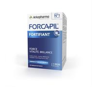Forcapil Fortifiant 60 Capsules Zinc Vitamine B6 Biotine Cheveux, Peau & Ongles
