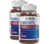 Forcapil Gummies Force/Beauté/Brillance Cheveux Et Ongles 60 Pièces Promo 1+1 Gratuit