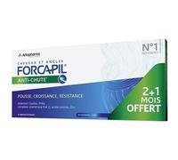Forcapil Hair Activ 30 Comprimes 2 Mois + 1 Mois Multicolore