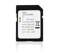 Forccord Carte SD de navigation dernière version pour système de navigation GPS de voiture 2021-2023 3/CX5/CX9/CX30, MX30 / CX50 2022-2023 pour cartes USA/CAN/MEX TD2K-66-EZ1